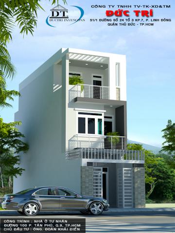 Thiết kế nhà phố tại Quận 9